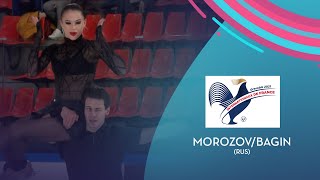 Morozov/Bagin (RUS) | Ice Dance RD | Internationaux de France 2021  | #GPFigure