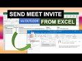 Send Meet Invites From Excel (via Outlook)