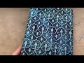 Обзор блокнота paperblanks blue velvet flexis Синий бархат мягкая обложка