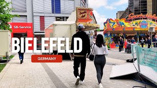 🇩🇪 Bielefeld,  Leineweber Market |  Germany Walking Tour