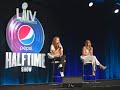 Jennifer Lopez, Shakira at the Pepsi halftime show press conferencefor Super Bowl 2020