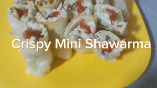 Iftar special | crispy mini shawarma | mini shawarma roll |  crispy roll | മിനി ഷവർമ റോൾ