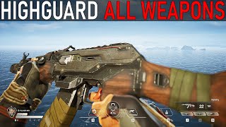 HighGuard - All Weapons & Wardens Showcase