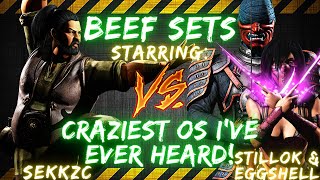 BEEF SETS ft. Sekkzc vs StillOk \u0026 Eggshell! | CRAZIEST OS I'VE EVER HEARD (timestamps in the cmts)