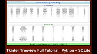Build a Complete CRM System with Python Tkinter | Customer & Product Database GUI #python #ai