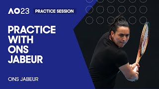 Ons Jabeur Practice Session | Australian Open 2023