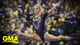 LSU increases protection after fans disrupt meet over popular gymnast | GMA