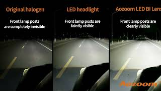 AOZOOM LIGHT TESTING ON THE ROAD