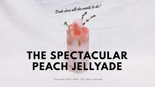 도도 홈카페 l 🍑복숭아 젤리에이드 (The Spectacular Peach Jellyade)