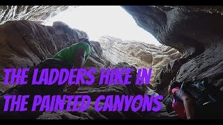 Beautiful Trail Hiking: Ladders Trail in the Painted Canyons in 1080P