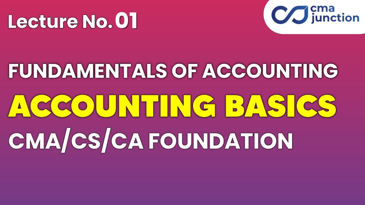 Accounting Basics | Fundamentals Of Accounting | - YouTube