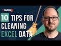 Cleaning Data in Excel - 10 Quick Tips | Excel Tutorial for Data Analysts