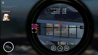 Hitman Sniper Chapter 5 Mission 22 Gameplay Walkthrough (get a headshot 8 guards at minimum zoom)