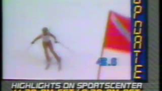Megeve France World Cup Ladies' Super G January 25, 1986