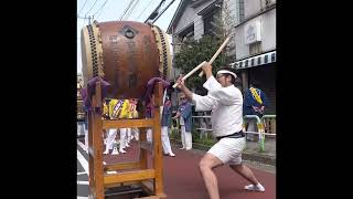 渡御前の天王太鼓‼️