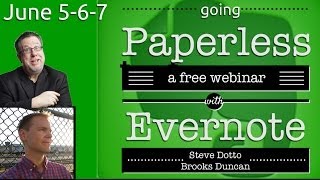 Going Paperless with Evernote - Webinar Replay