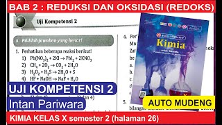 UK.2 A.(1-10) REDOKS (Buku PR Intan Pariwara) Kimia Kelas X semester 2