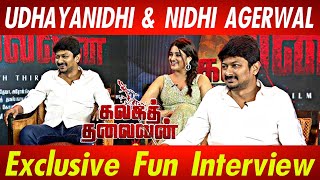 Udhayanidhi Stalin, Nidhi Agerwal About Kalaga Thalaivan | Udhayanidhi Stalin Exclusive Interview