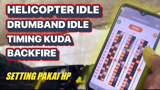 Timing Kuda, Drumband Idle, Backfire, Helicopter Idle Di Satu Alat | Tutor Pemasangan di Motor MATIC