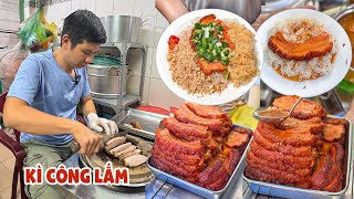 Vào bếp xem quy trình làm XÔI KHÂU NHỤC kiểu người Hoa kì công hiếm thấy ở Sài Gòn| Địa điểm ăn uống
