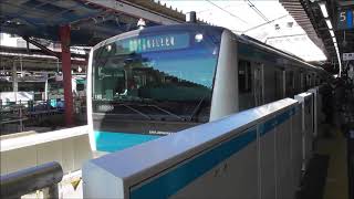 【列車発着・通過シーン  JR東日本編95】京浜東北線E233系1000番台180編成 各停磯子行  品川駅到着～発車