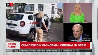 ANDREI BANU, EXPERT INVESTIGAȚII CRIMINALE, DESPRE PROFILUL PSIHOLOGIC AL CRIMINALULUI ”ȘACALUL”