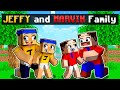 Jeffy and Marvin ADOPT a FAMILY in Minecraft!