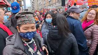 Lunar New Year parade opening /uncut clips 2023紐約華埠農曆新年遊行/開幕慶典/未刪減版。