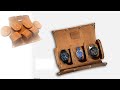 How I made this luxury leather watches organizer in details| Free pattern