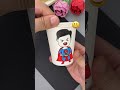 let's use paper cups to make interesting handmade Superman 😲😱 | Ancraft | #shorts