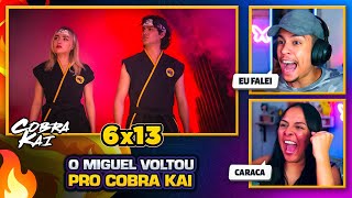 O COBRA KAI NUNCA MORRE | Cobra Kai 6x13 🇧🇷 | [React em Casal] 🔥