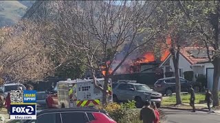 Investigators try identifying body found in burned San Jose home