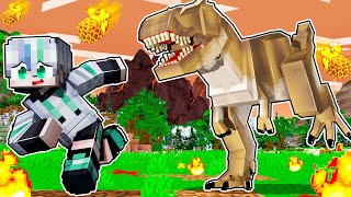 😜 แกล้งเพื่อน!! แปลงร่างเป็น ไดโนเสาร์!! ไล่ยิงระเบิดใส่| Minecraft แกล้งเพื่อน