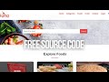 Food Delivery Website Using HTML, CSS, and JavaScript | Free Source Code