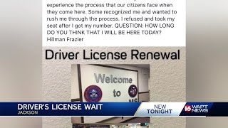 Sate senator upset with long DMV wait