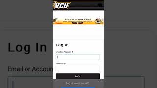 Signing Into Your VCU Account