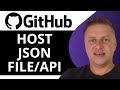 How to Host JSON File/API on GitHub| GitHub Tutorial 2026