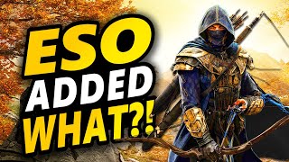 ESO Added What?! - Big Changes Are Coming