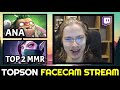 TOPSON ANA Fountain Dive vs TOP 2 MMR — STREAM with FACECAM