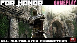 FOR HONOR All Features Multiplayer Characters And Gameplay Samurai Viking Knight