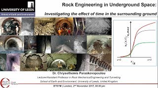 Rock Engineering in Underground Space: Investigating  the effect of time in the surrounding ground