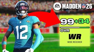 *META* The Best WR Build in Madden 26! 6’4 DEMI GOD BUILD!