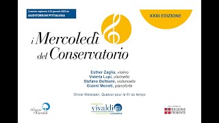 I MERCOLEDI' DEL CONSERVATORIO XXXI Messiaen, Quatuor pour la fin du temps