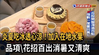 在地水果入冰品！高雄冰品店出招搶商機－民視台語新聞