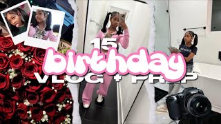 15TH BIRTHDAY VLOG hair appointment | day in the life | dinner | party + more