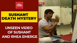 Sushant Death Case: Agencies Probe Unseen Video Of Sushant Singh And Rhea Chakraborty