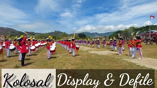 Display & Defile  Drumband di Upacara Detik2 HUTRI ke78 Inspektur #bupatiwonogiri