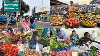 திருவாடானை வாரச்சந்தை | இராமநாதபுரம் | Thiruvadanai weekly vegetables, fruits & fish market