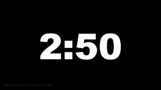 2 minutes 50 seconds [170 secs] clock timer countdown || Alarm Focus