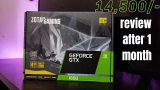 I used the GTX 1650 for more than 1 month. and here is what I found....